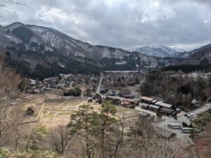 白川郷展望台からの景色
