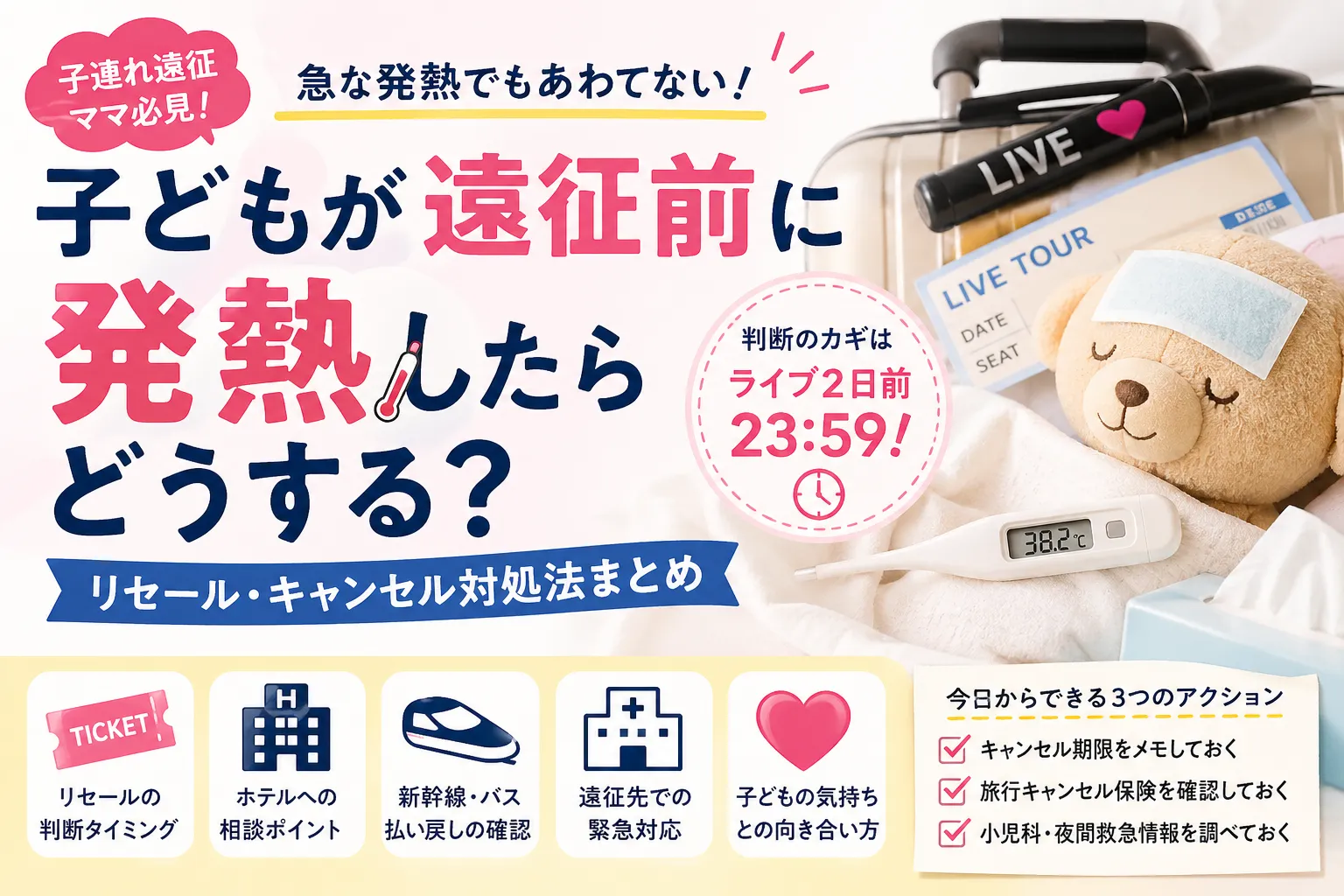 子供が発熱した時どうする？記事のイメージ画像