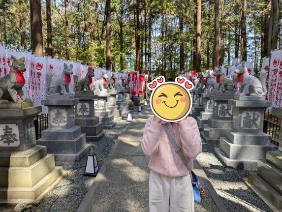 千本のぼりと娘