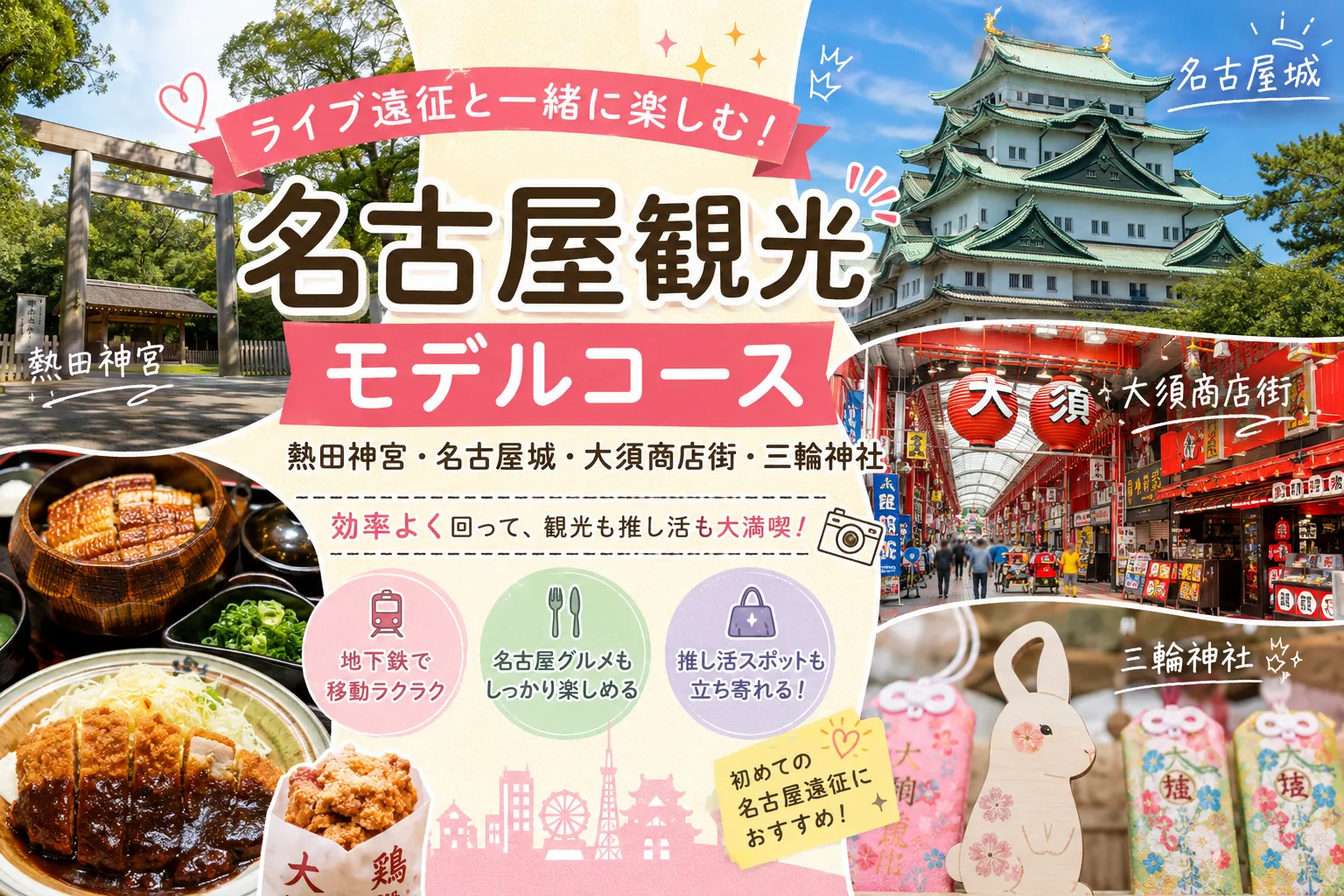 名古屋観光モデルコースのイメージ画像